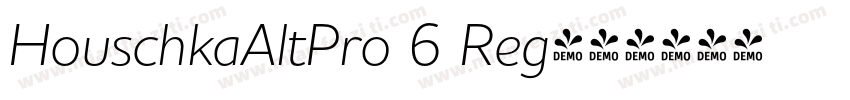 HouschkaAltPro 6 Reg字体转换